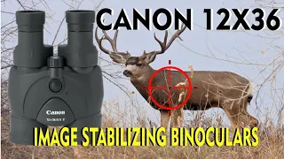 CANON 12X36 IMAGE STABLIZING BINOCULARS