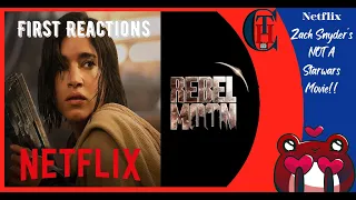 Rebel Moon Trailer - First Thought's and Reaction - Zack Snyder's Latest EPIC?!