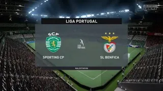 FIFA 22 PS4 Sporting Lisbon vs Benfica Lisbon Primeira Liga Matchday 30 / 17.04.2022 FULL GAMEPLAY