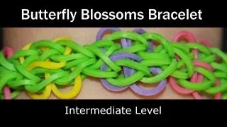 Rainbow Loom® Butterfly Blossoms Bracelet