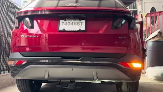 2022+ Hyundai Tucson Change Reverse And Turn Signal Lights To LED.