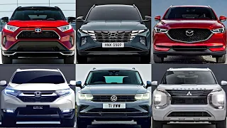 Top 10 best compact SUVs to buy (2022), kia sportage 2022, toyota rav4, hyundai tucson, mazda cx 5!