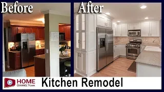 Kitchen Remodeling - Before & After Renovation | White Kitchen Design