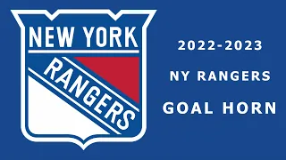New York Rangers goal horn with Vladimir Tarasenko's first goal as a Ranger