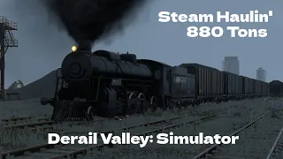 880 Ton Coal Haul With S282 | Tutorial | Derail Valley: Simulator