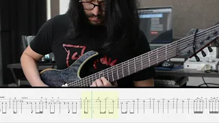 Jindabaad - Again Guitar solo Tab #Eb #tuning.