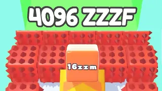 JELLY RUN 2048 — INFINITY ∞ 4096 ZZZF Achived! (Max Level, Gameplay)