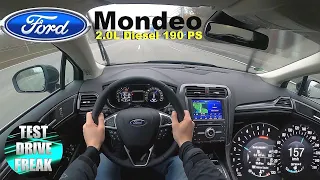 2020 Ford Mondeo Turnier 2.0 Ecoblue AWD 190 PS TOP SPEED AUTOBAHN DRIVE POV