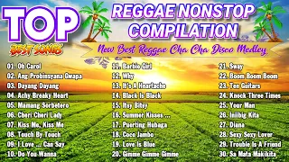 Cha Cha Disco On The Road 2023 💘New Best Reggae Cha Cha Disco Medley 2024 ️🎼 Reggae Music Mix