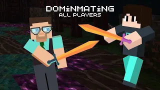 DOMINATING ALL IN PVP SERVER !!