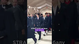 Stray Kids на балу Met Gala #kpop #straykids #kpopnews #skz #straykidsmetgala