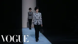 Giorgio Armani Ready to Wear Fall 2013 Vogue Fashion Week Runway Show