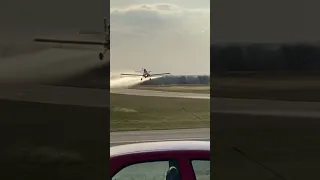 Low pass. Aircraft flyby. #airplane #aviation #cropduster #smoke #shorts