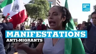 Manifestations anti-migrants au Mexique