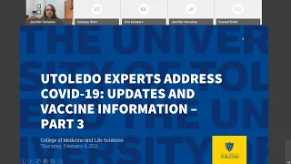 UToledo Experts Address COVID 19: Part 3