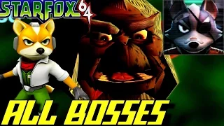 Star Fox 64 - All Bosses (No Damage)