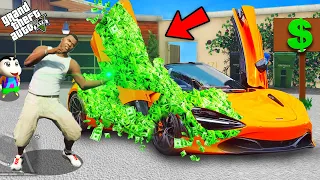 GTA 5 : If Franklin Touch ANYTHING Turns To MONEY in GTA 5 !(GTA 5 Mods)