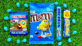 Unusually Pleasant l Unpacking M&M’s, Hewing Gum Chupa Chups l Haribo and Mentos, Sounds ASMR🍭