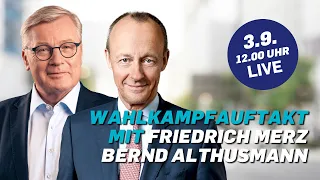 Wahlkampfauftakt am 3.9. live aus Osnabrück