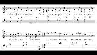 Quis mihi det (C. M. Cozzolani) Score Animation