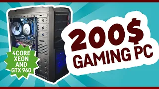 200 €/$ 1080p BUDGET GAMING PC - XEON x3430 & GTX 960 & 8GB RAM - Full HD Machine