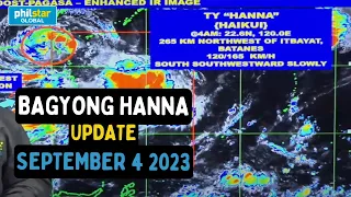 PAGASA Weather Update:  Hanging Habagat magpapaulan pa rin kahit nasa labas na ang Bagyong Hanna