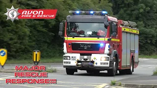 LONGEST UK PUMP!? Avon Fire and Rescue respond to a Major Rescue Operation