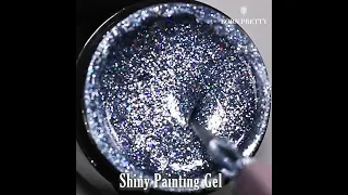 BORN PRETTY Shiny Blue Glitter Ombre Nail Art