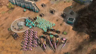 Age of Empires 4 - 3v3 MASSIVE EPIC TUG OF WAR | Multiplayer Gameplay