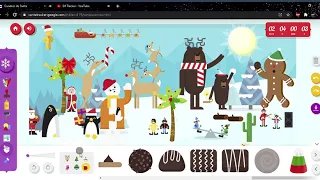 Watch me drawing with no sense for 10 min in Santa Canvas - Google Santa Tracker 2020