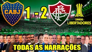 Todas as narrações - Boca Juniors 1 x 2 Fluminense | Flu Campeão da Libertadores 2023