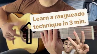 Rasgueado Technique Guitar Tutorial