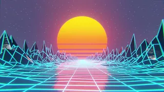 80's Synthwave Audiio VIsialaizer Loop