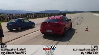 #95 Citroen Saxo VTS, 87 kW - POWER FEST DRAG WARS SK vs.CZ, 25.07.2020