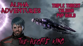 Eve Online Alpha PvP (Triple Threat Talwar With Explanation)