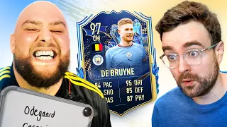 Fifa 23 Squad Builder Showdown! TEAM OF THE SEASON KEVIN DE BRUYNE!!!