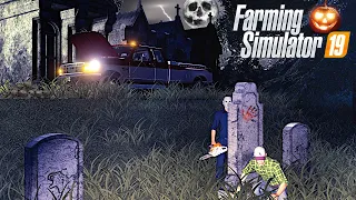 HAUNTED CAMPING TRIP GOES WRONG - MICHAEL MYERS MOD(ROLEPLAY) | FARMING SIMULATOR 2019