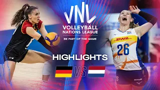 🇩🇪 GER vs. 🇳🇱 NED - Highlights | Week 1 | Women's VNL 2024