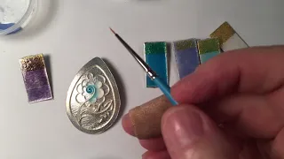 Tutorial- Champleve Flower Pendant Part 3 of 3