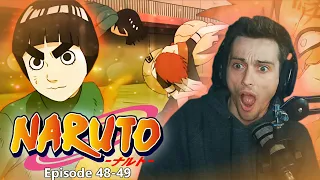 ROCK LEE IS THE GOAT!! Naruto Episode 48-49 REACTION!!
