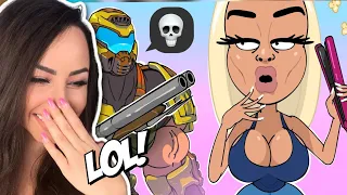 Doom Guy vs NPC Girl 😂 | Bunnymon REACTS