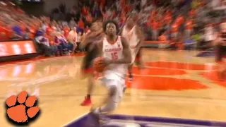 Clemson's John Newman III Stamps Louisville Upset With Big Slam Dunk