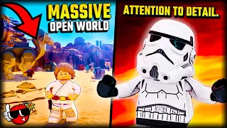 50 INSANE Details and Easter Eggs - Lego Star Wars The Skywalker Saga NEW Gameplay Exclusive