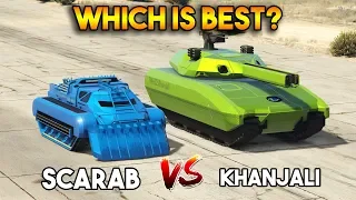 GTA 5 ONLINE : SCARAB vs KHANJALI (WHICH IS BEST?)