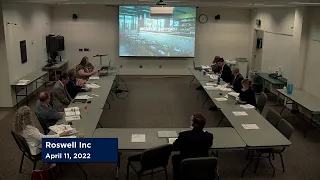 Roswell City Council: Budget Work Session (April 11, 2022)