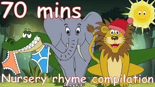 Down In The Jungle! And lots more Nursery Rhymes! 70 minutes!