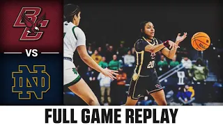 Boston College vs. Notre Dame Full Game Replay | 2022-23 ACC Women’s Basketball