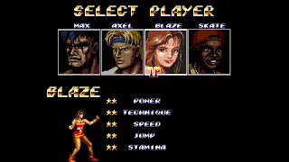 [#megadrive] I don't use continues in this Streets Of Rage 2 arcade with Blaze (normal difficulty)