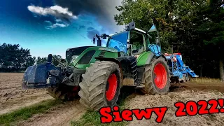 🔥Jesienne Siewy Żyta 2022!🔥 Fendt 718 vs Nowy Nabytek Lemken Saphir 7🔥