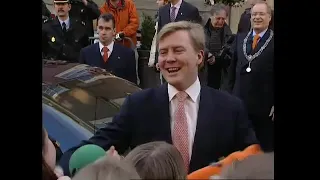 Aangifte prins Willem-Alexander van de geboorte van prinses Amalia (2003)